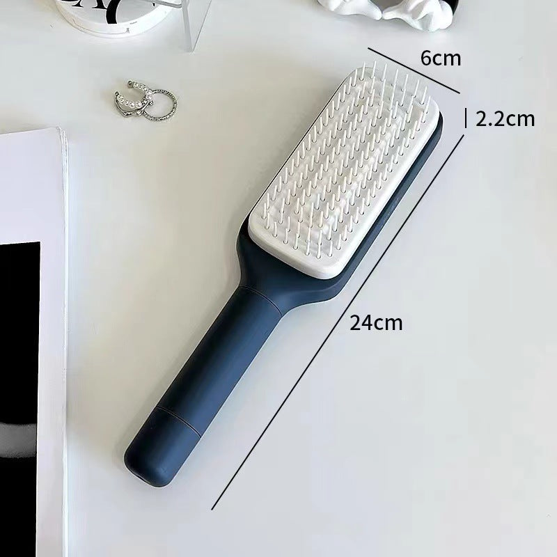 Self Clean Retractable Hair Brush