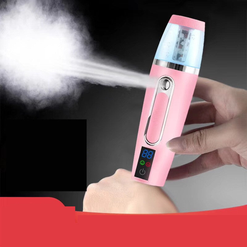 Portable Rechargeable Face Steamer – Nano Ionic Mist