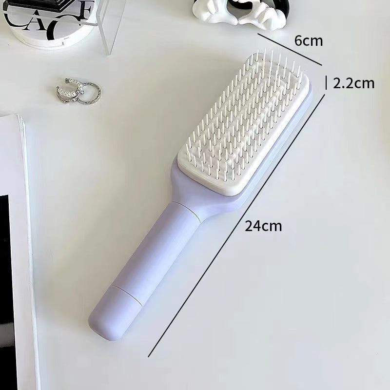 Self Clean Retractable Hair Brush