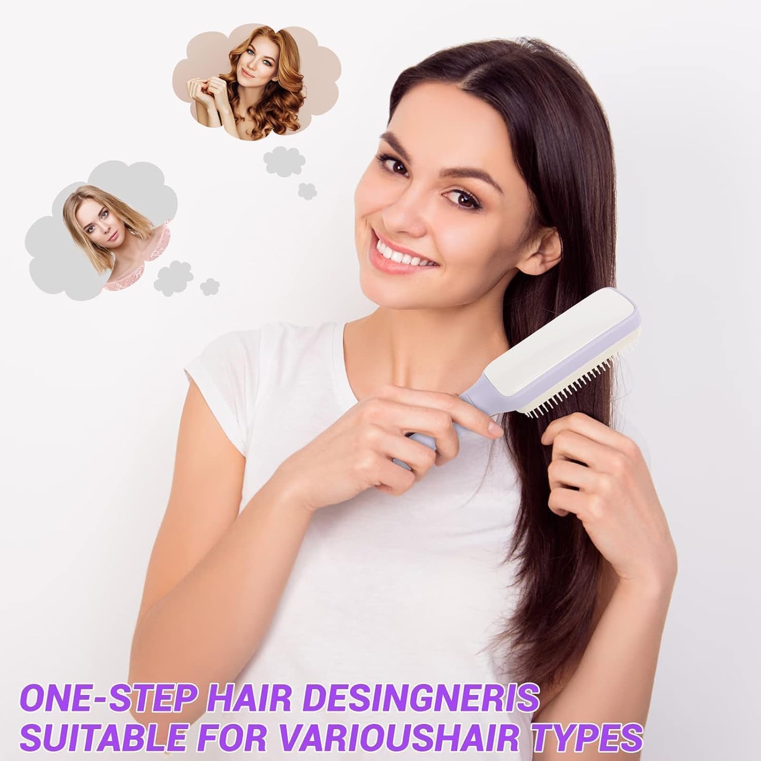 Self Clean Retractable Hair Brush