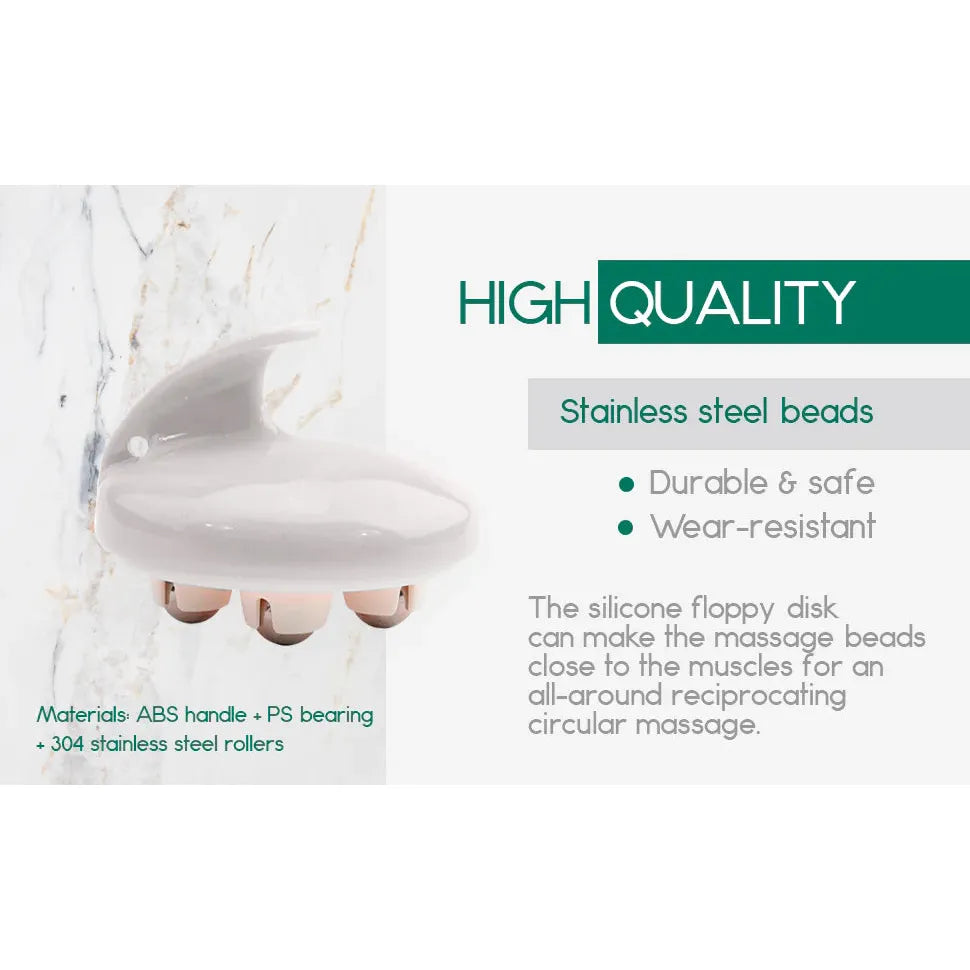 👉 Rolling Body Massager – 360° Stainless Steel Relaxation Tool ⚡ 1-Day Delivery Available in the U.S.